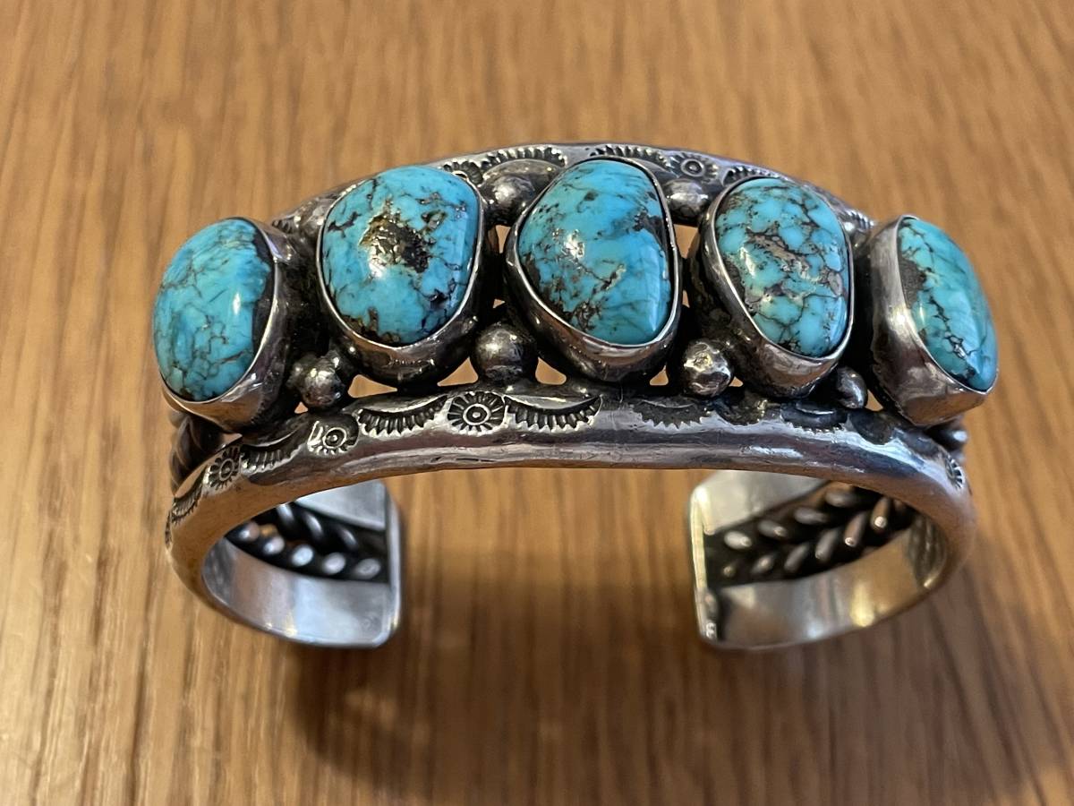  key Joe bena Lee Kee Joe Benally Navajo Navajopa- Jean turquoise bangle 