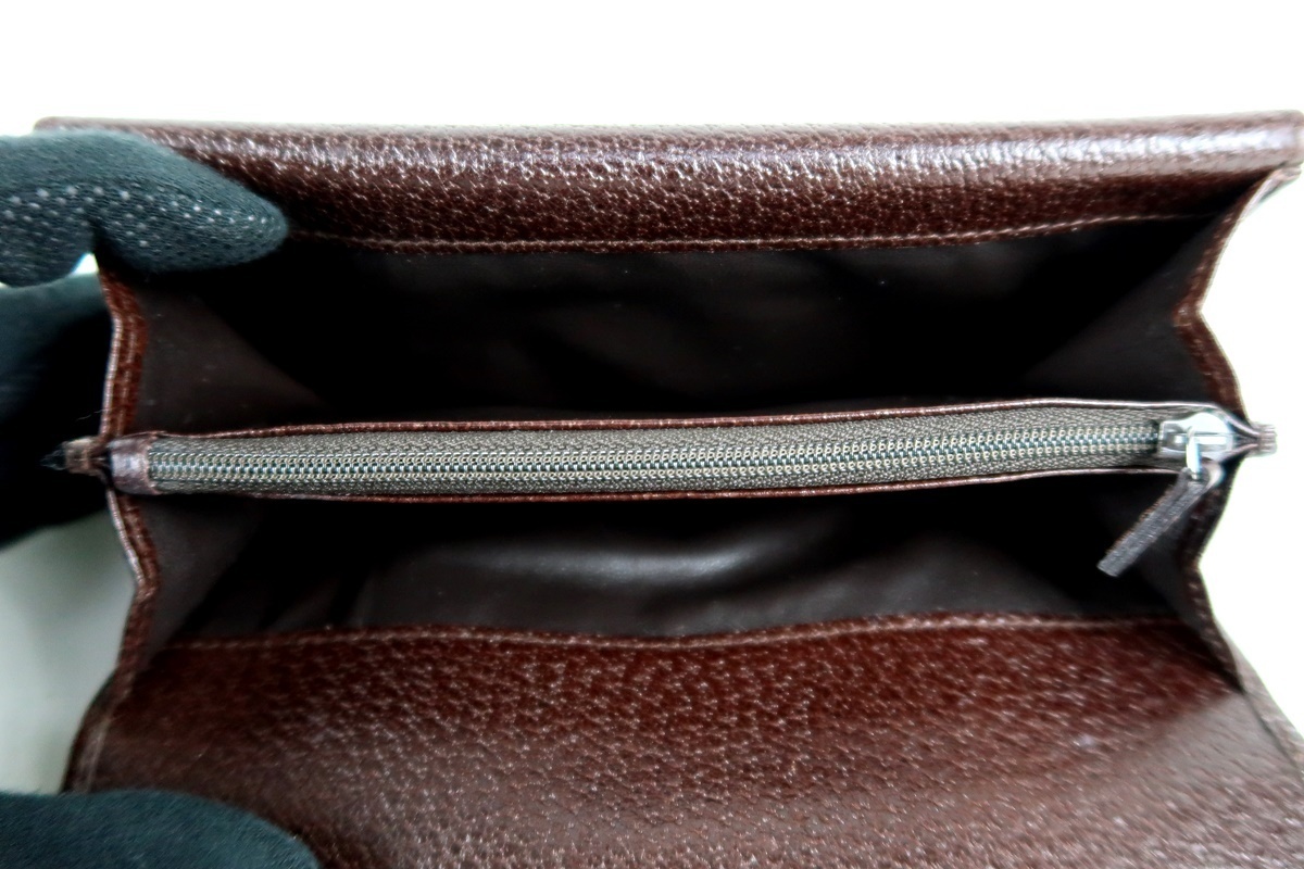 新品同様・未使用】GUCCI グッチ 二つ折り長財布 GGキャンバス レザー