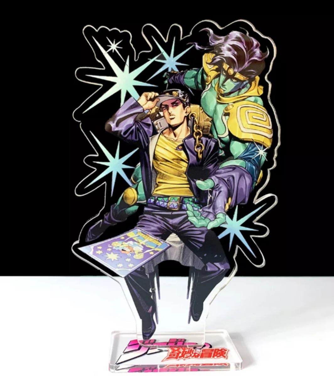 Paypayフリマ 空条承太郎 アクリルスタンド 新品未使用品 ジョジョの奇妙な冒険 スタープラチナ Jojo アクスタ グッズ インテリア 雑貨