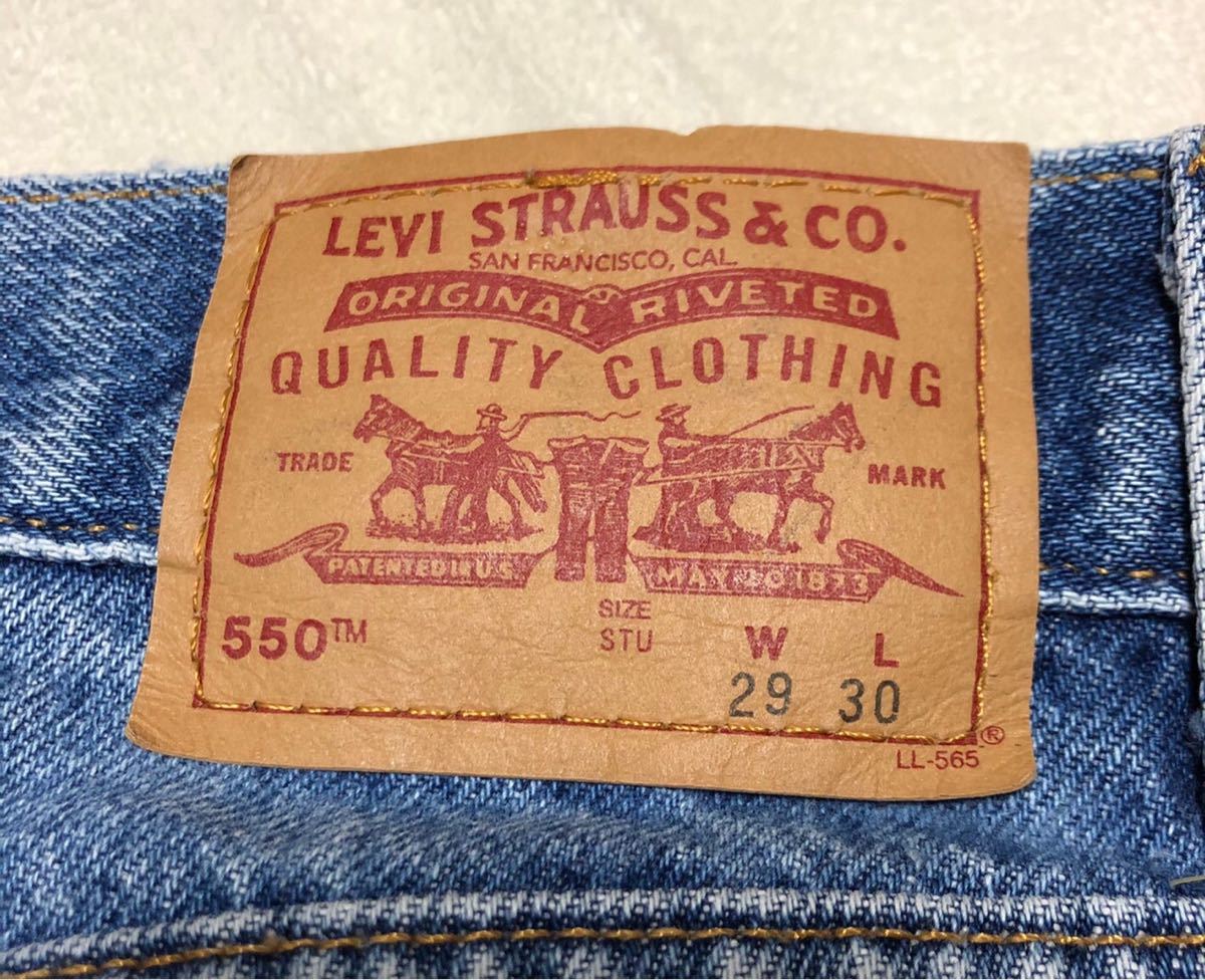 ジーンズ リーバイス550 levis550 ミッキー ミニー ディズニー デニム ダメージジーンズ リーバイス 古着 服 夏 春