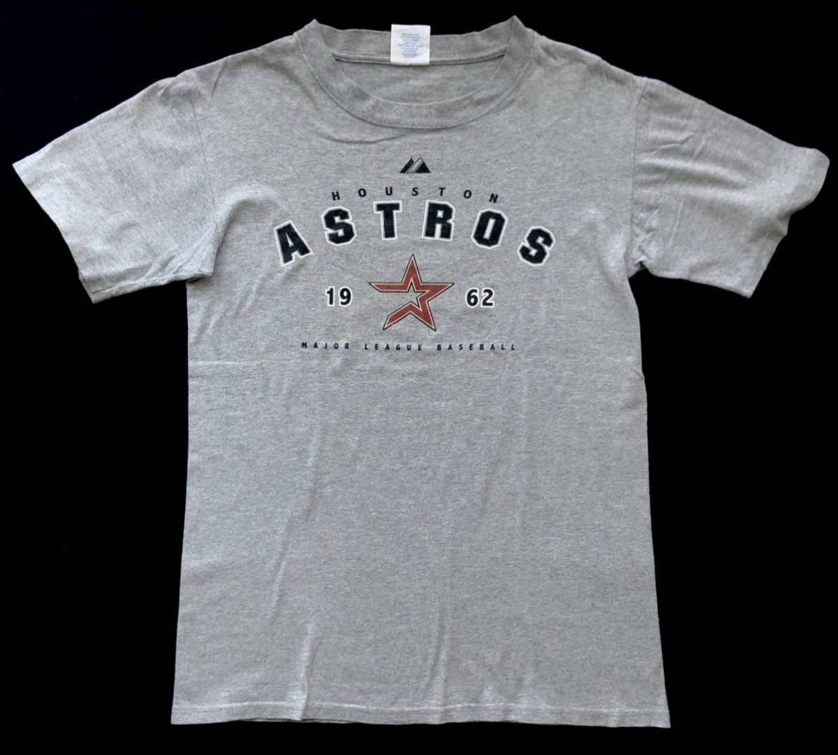 90s ヒューストン アストロズ MLB メジャーリーグ Tシャツ　　マジェスティック Houston Astros 90年代 オールド ヴィンテージ 玉4526_画像1