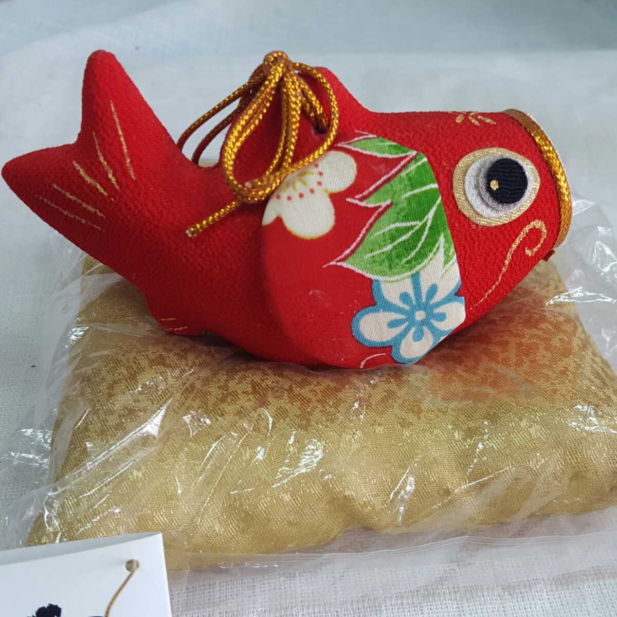 自宅保管品 龍虎作 日本製 和柄金運跳ね鯉 赤 日本代购 买对网 自宅保管品 龍虎作 日本製 和柄金運跳ね鯉 赤 日本代购 买对网