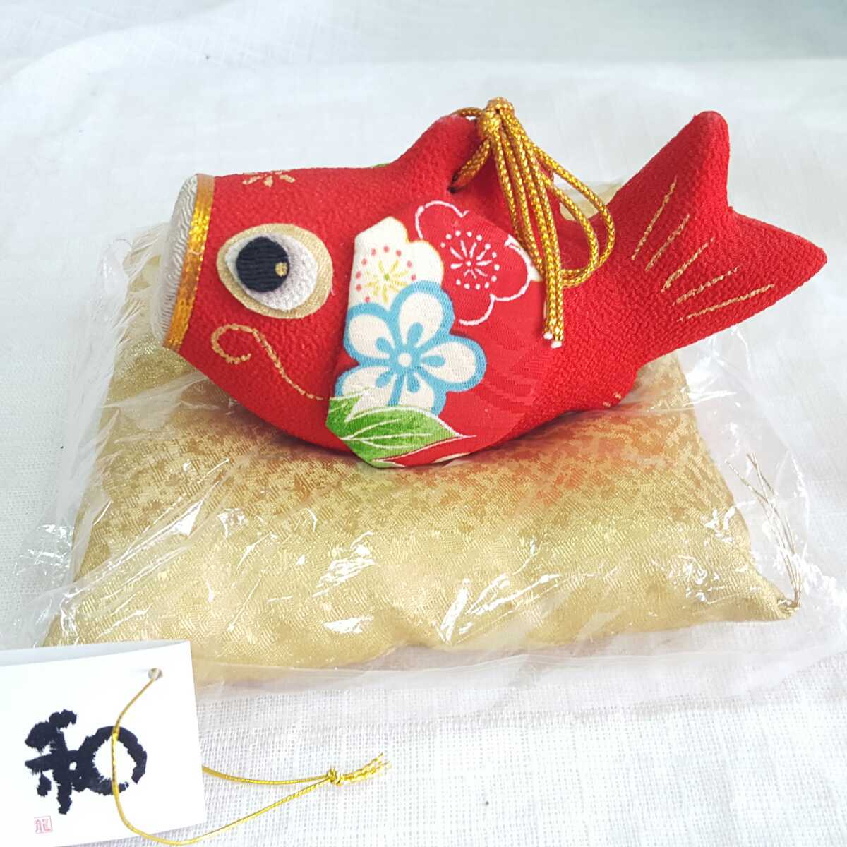 自宅保管品 龍虎作 日本製 和柄金運跳ね鯉 赤 日本代购 买对网 自宅保管品 龍虎作 日本製 和柄金運跳ね鯉 赤 日本代购 买对网