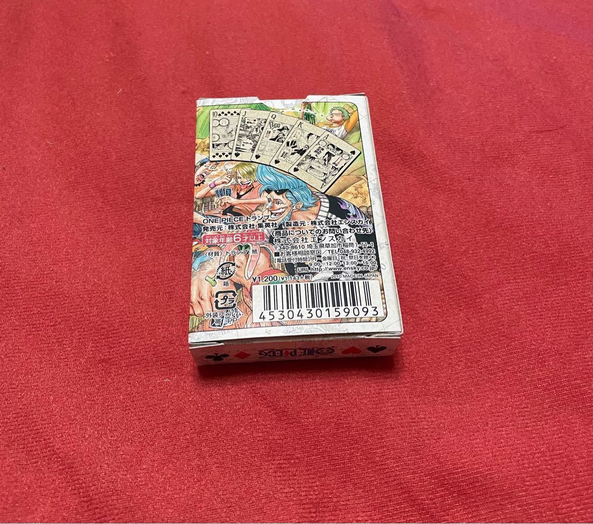 ONE PIECE ワンピース　トランプ　カード　ジャンプフェスタJF2011 生産終了　廃盤商品　プレイングカード　尾田栄一郎