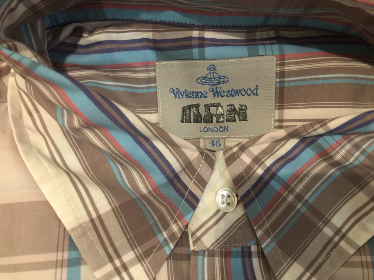 Vivienne Westwood MAN ヴィヴィアンウエストウッド　半袖シャツ　４６_画像2