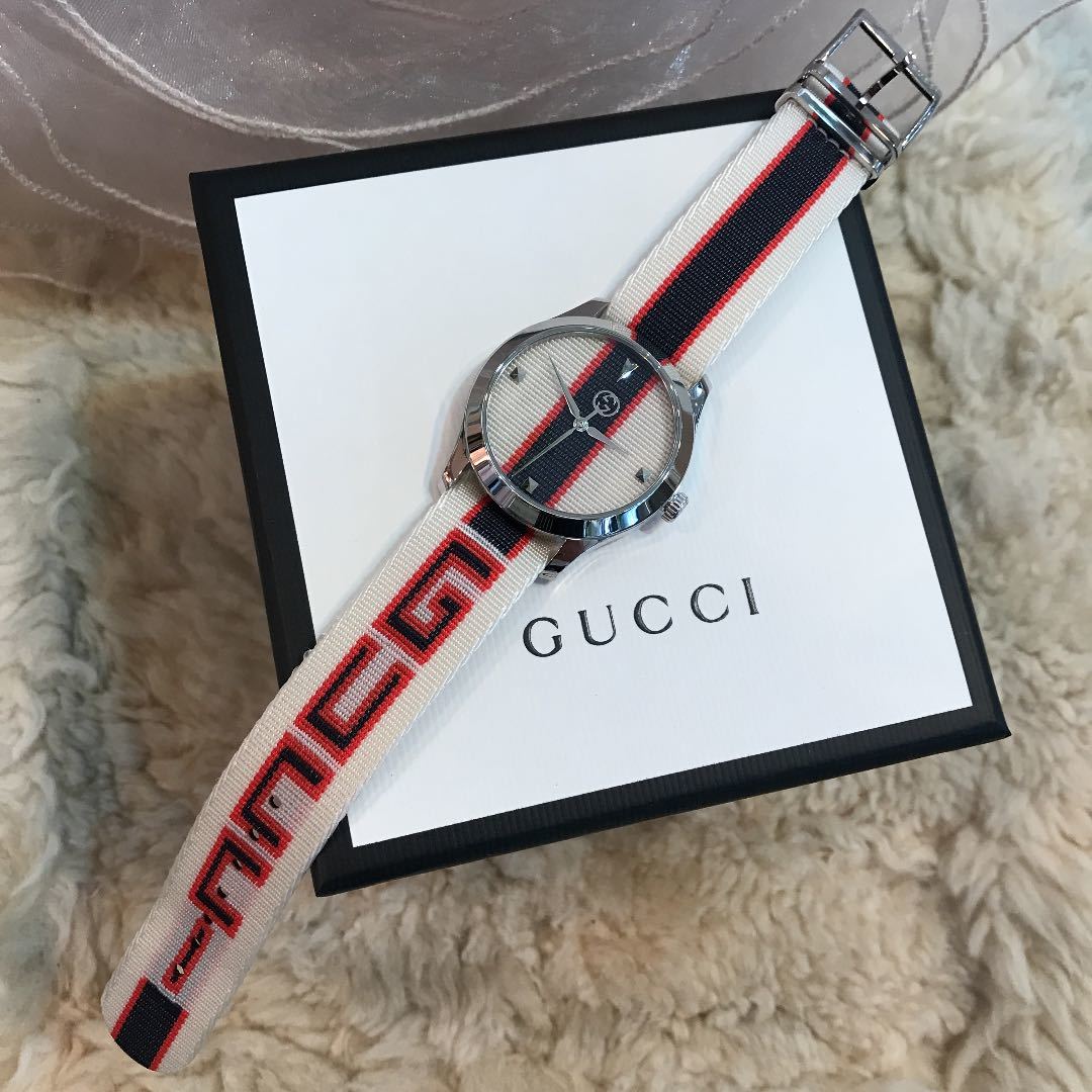 公式限定新作/送料無料 腕時計 GタイムレスレディースQZ ☆新品☆GUCCI