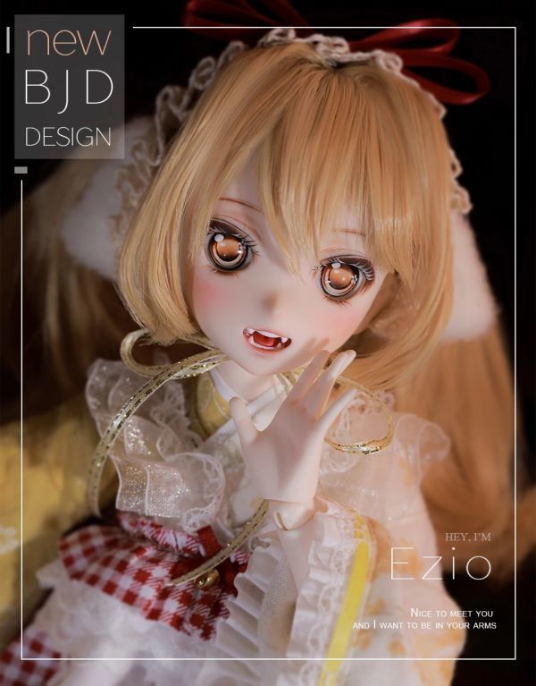 ☆球体関節人形☆ 妖精 Foe 少女 BJD 1/4 40cm カスタムドール 人形