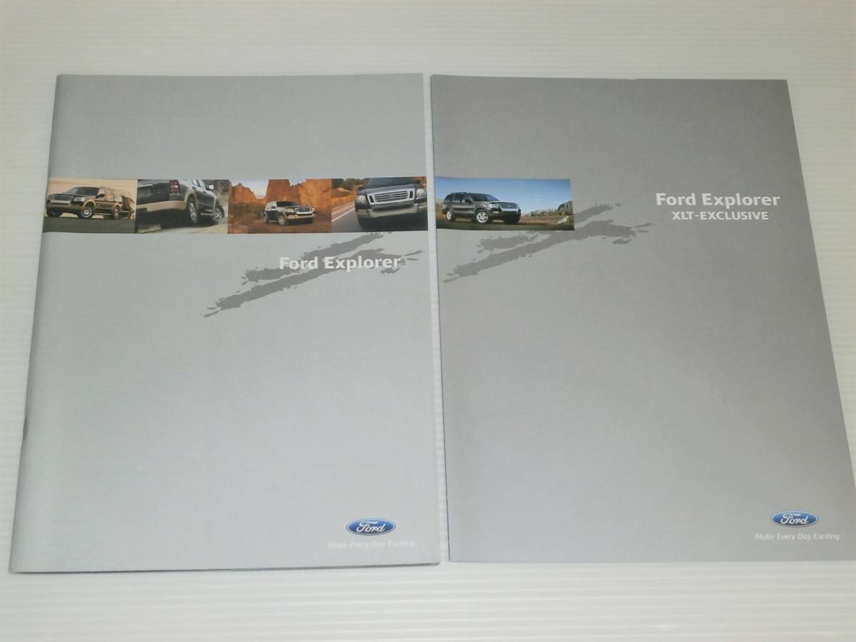 [ catalog only ] Ford Explorer U251 type 2008.3 special edition XLT-EXCLUSIVE catalog attaching 