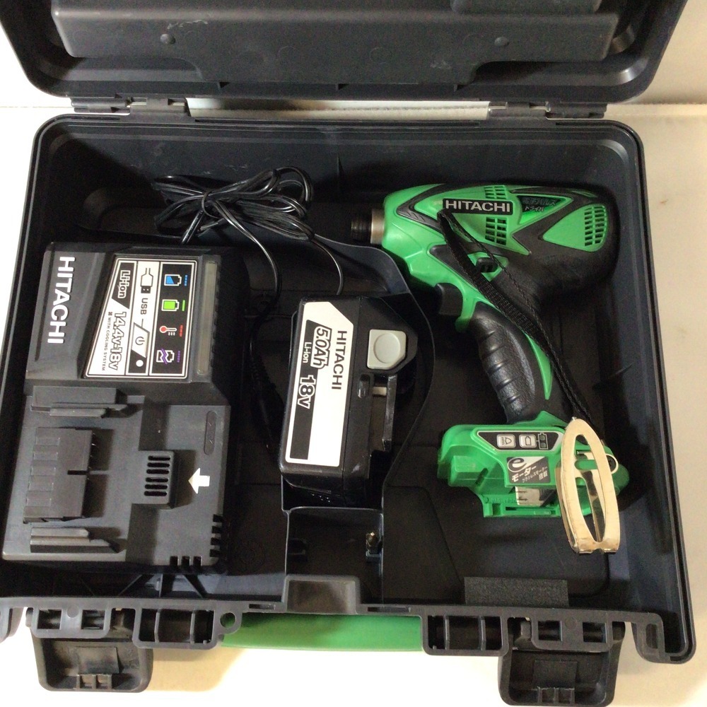 HiKOKI(日立工機)電子パルスドライバー WM14DBL(NN)セット売り-