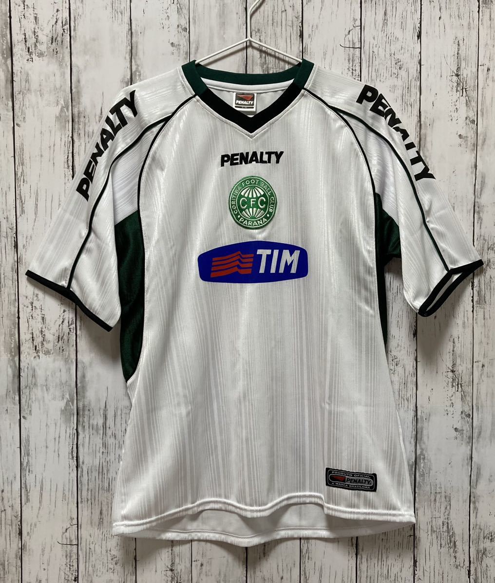 Paypayフリマ Penalty ペナルティ サッカー ブラジル Coritiba Fc コリチーバ 半袖ユニフォーム S Mサイズ クリチバ 三浦知良 美品 送料無料