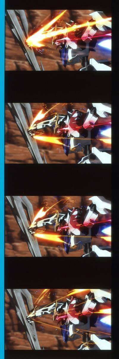 閃光のハサウェイ 入場者特典フィルム バルバトスルプス+ルプスレクス他 バルバトス 戦闘シーン コマ変】機動戦士ガンダム 閃光の