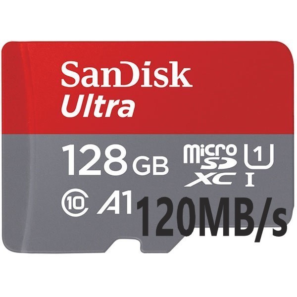 【120MB/s】  新品 MicroSD 128GB SanDisk サンディスク   マイクロSDカード  CLASS10