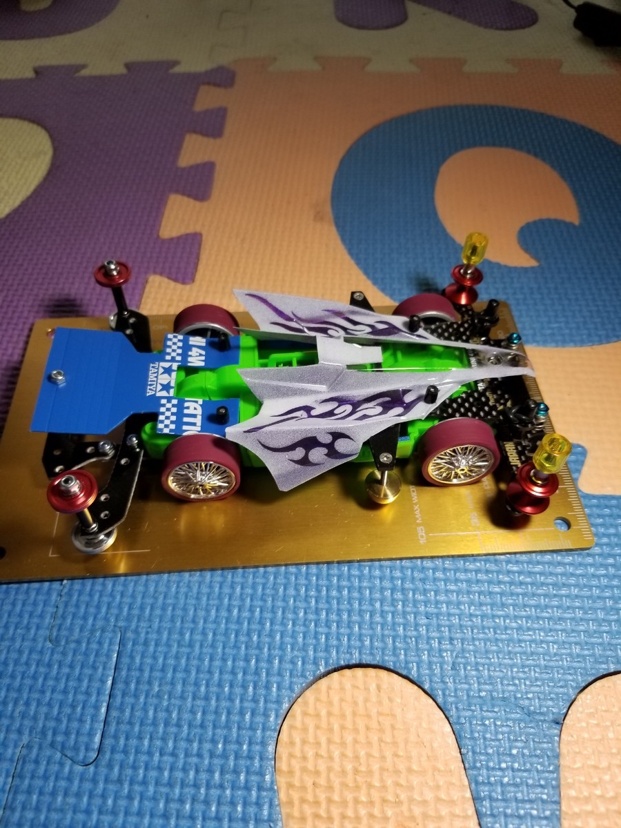 ミニ四駆 タミヤ MSフレキ フロントAT-ピボット リア一軸アンカー ネオ