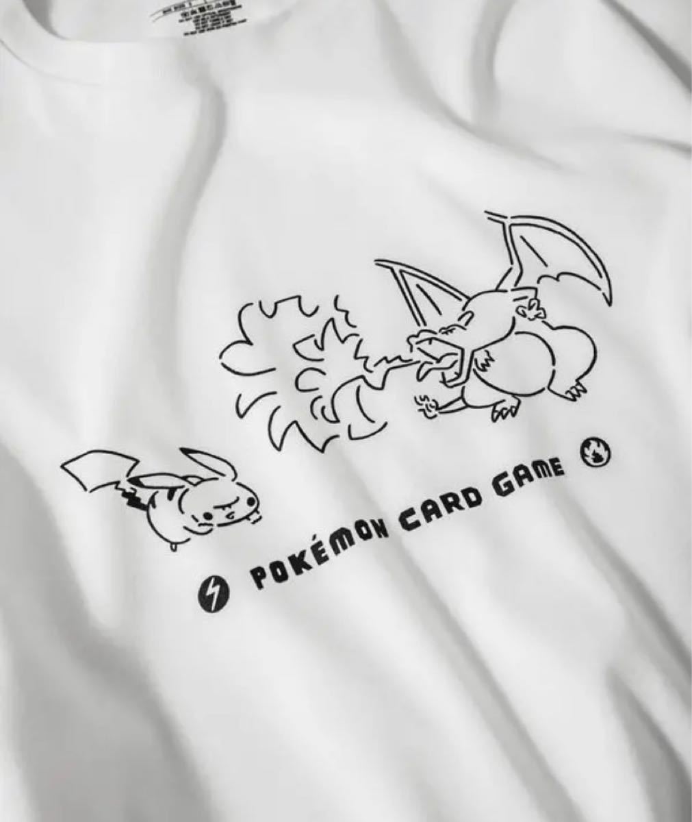 カード付き YU NAGABA ポケモン カード ゲーム Tシャツ ピカチュウ　サイズ 3