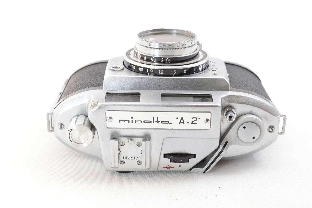 【ecoま】MINOLTA A2 CHIYOKO KOGAKU OSAKA JAPAN no.142817 レンジファインダーフィルムカメラ_画像5