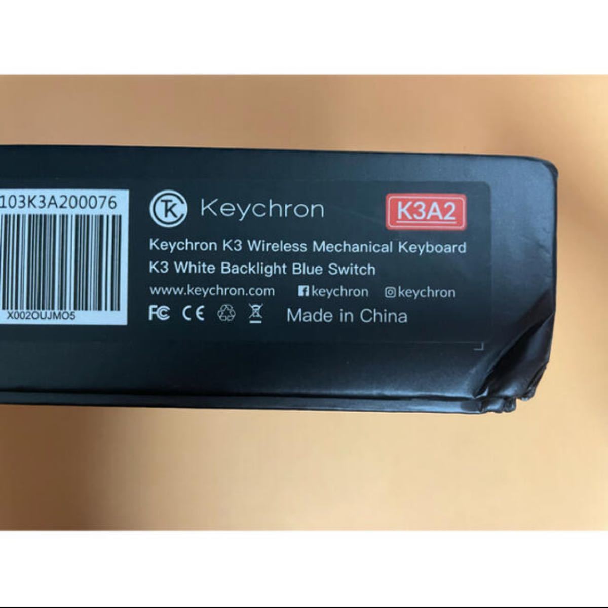 keychron k3 ワイヤレスキーボード 青軸