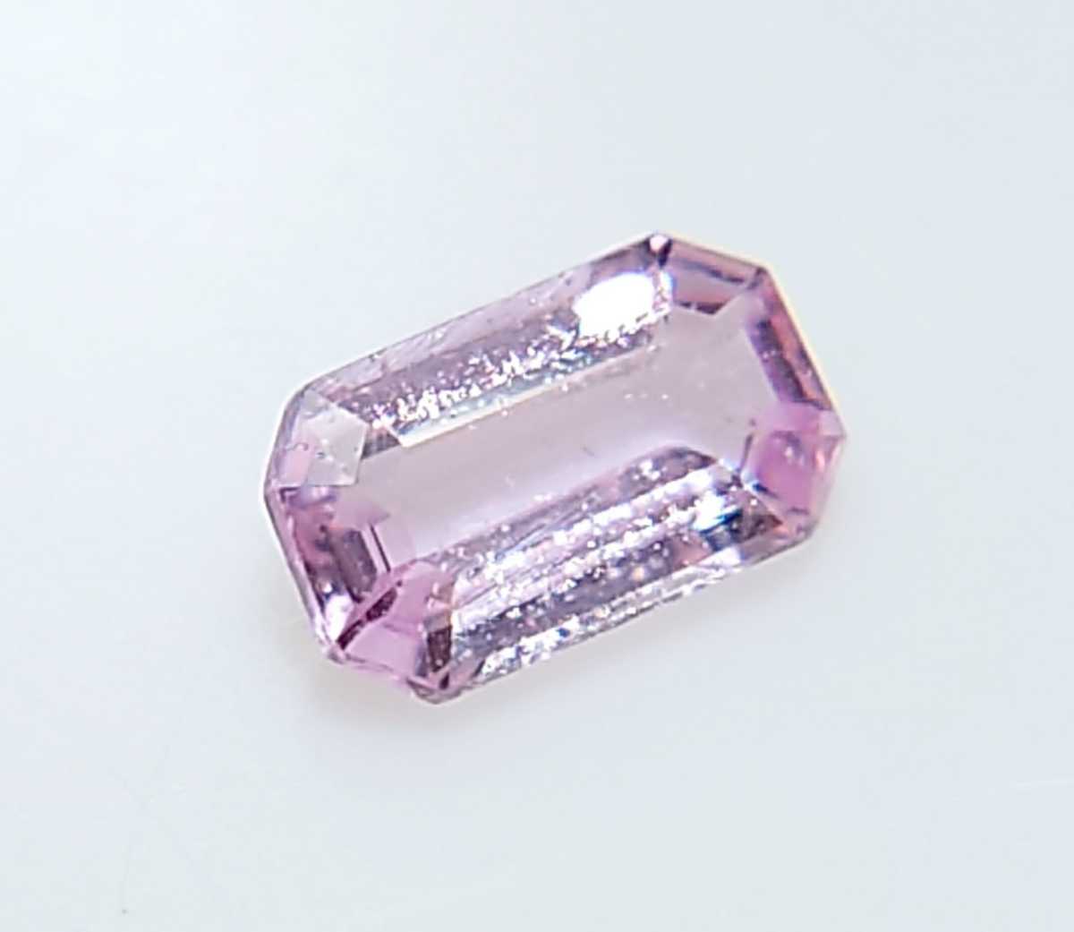 美品！　パパラチャサファイア　0.308ct ソーティング付　ステップカット　ルース（LA-4457）_画像1