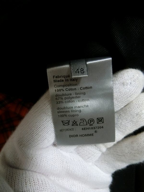 Dior Homme エディ期 ドライビング コート 48 ブラック #6EH1037204 ディオール オム_画像5