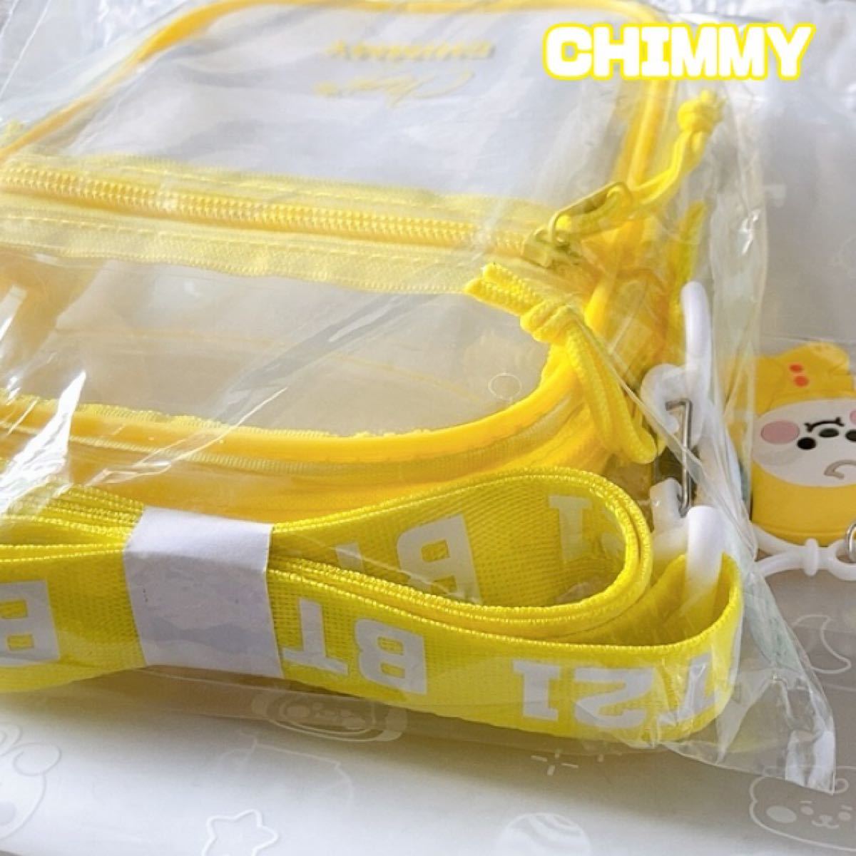 BTS BT21 公式グッズ PVCバッグ ショルダーバッグ CHIMMY チミー JIMIN ジミン チミ