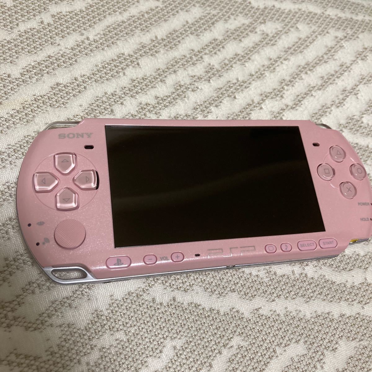 PSP「プレイステーション・ポータブル」 ブロッサム・ピンク (PSP-3000ZP) 充電器　ケース