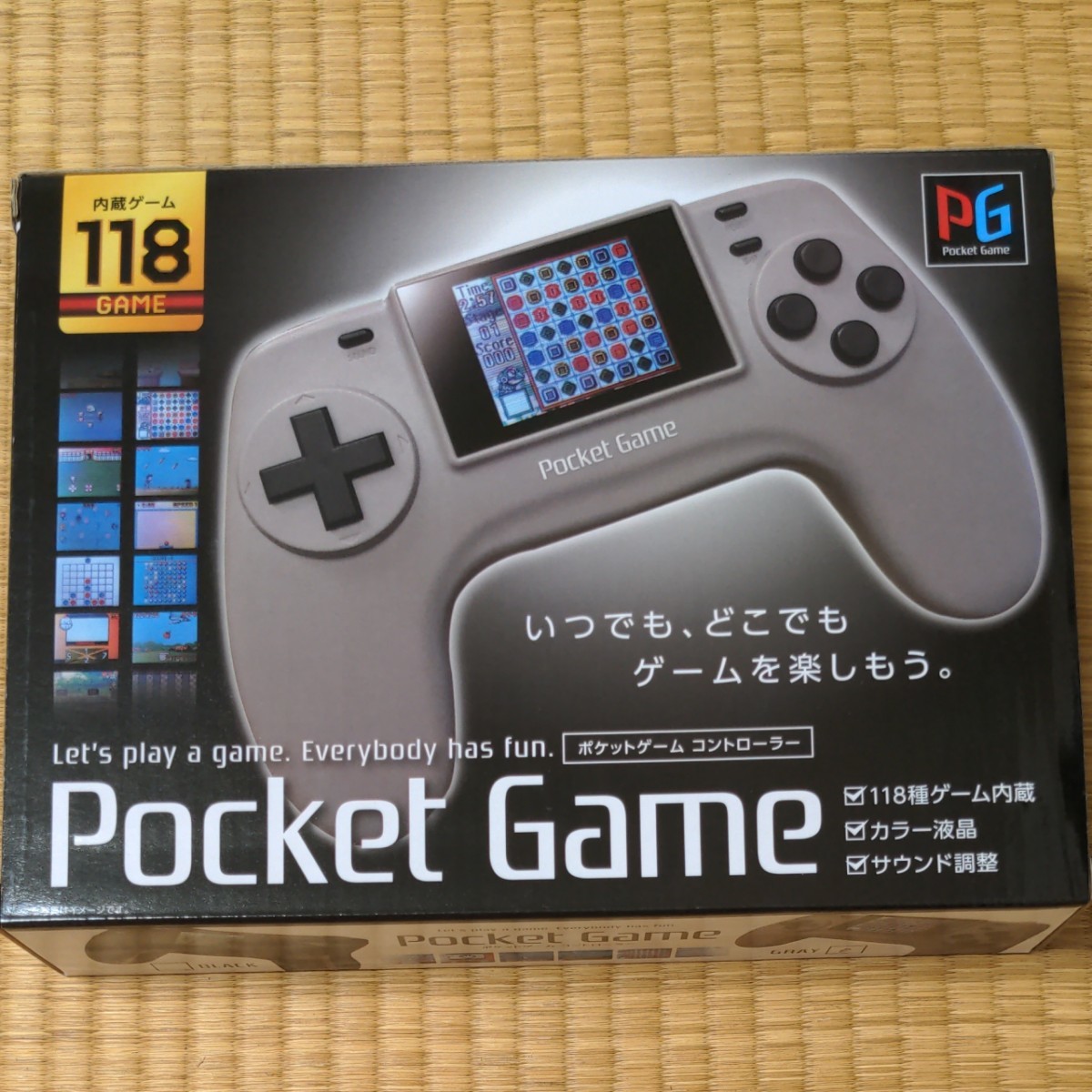 Pocket Game ポケットゲーム コントローラー AH10175 グレー 発売元：株式会社 ピーナッツ・クラブ