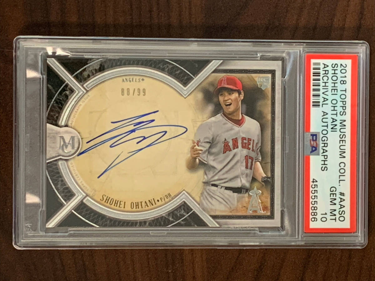 大谷翔平　Ohtani Shohei　 限定　レア　入手困難　直筆サイン　カード　Topps トップス 希少_画像1