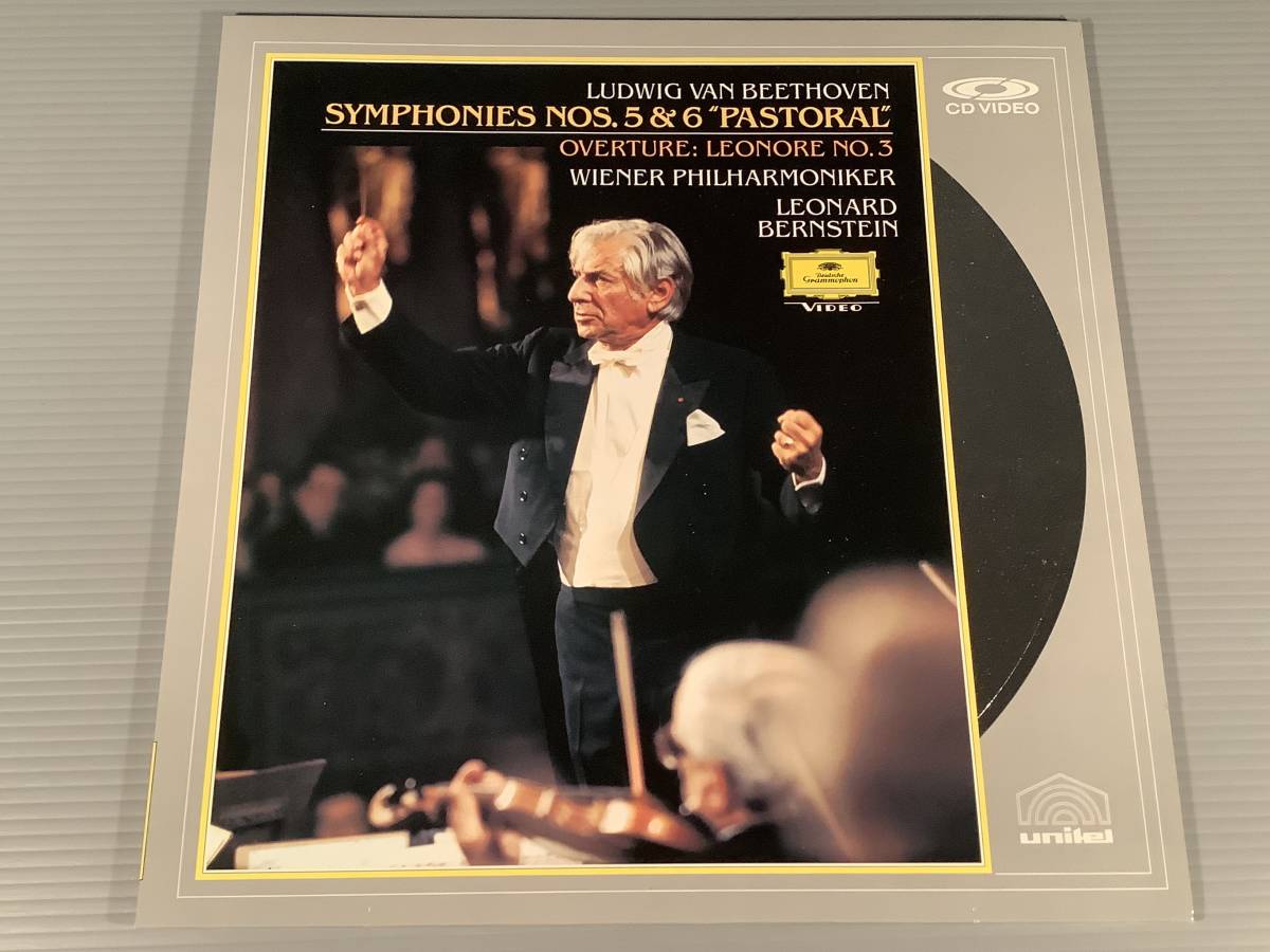 LD(レーザー 輸入盤)■ベートーヴェン：Symphony no.5 in C minor, op.67／no.6 in F major, op.68「Pastoral」※バーンスタイン指揮■_画像1