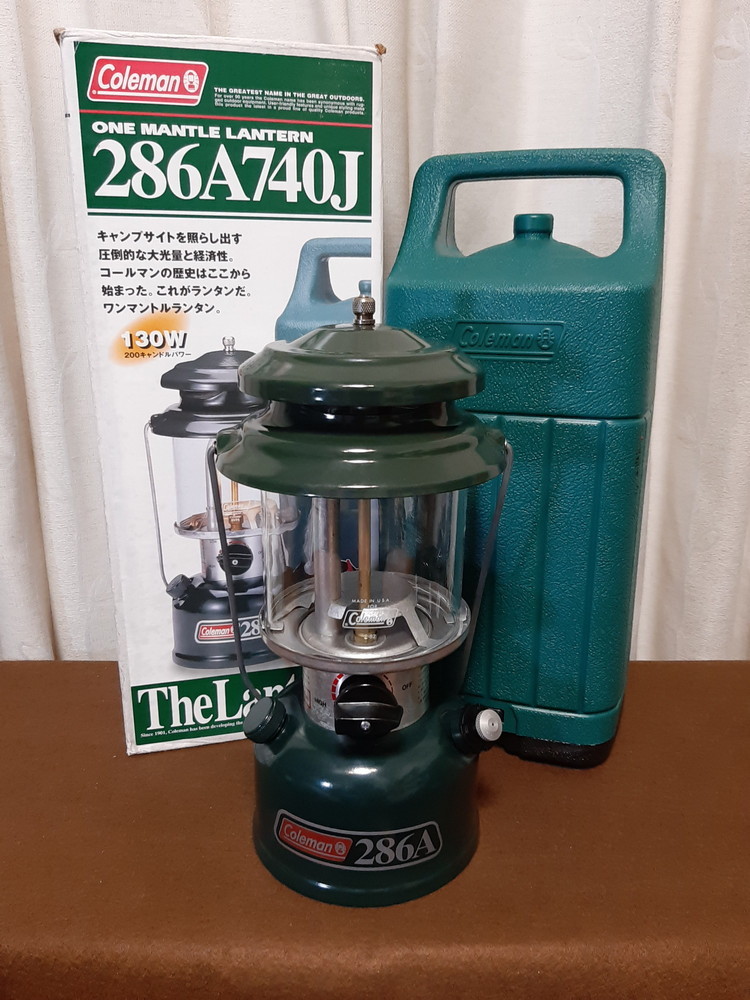 コールマン ランタン 635-763J 93年10月USA製 希少スチールケース