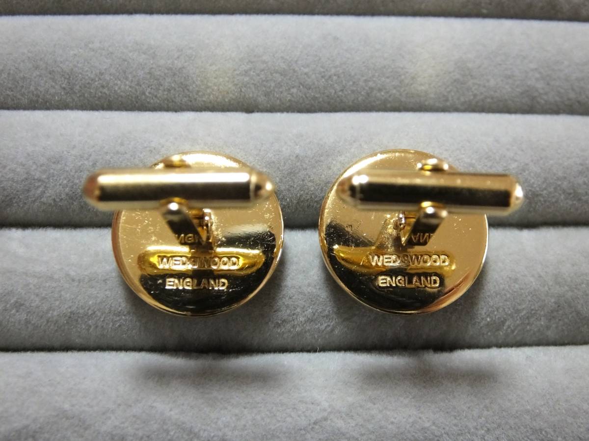 Wedgwood ウェッジウッド ホース 馬モチーフ カフス カフスボタン イギリス cufflinks ENGLAND_画像4