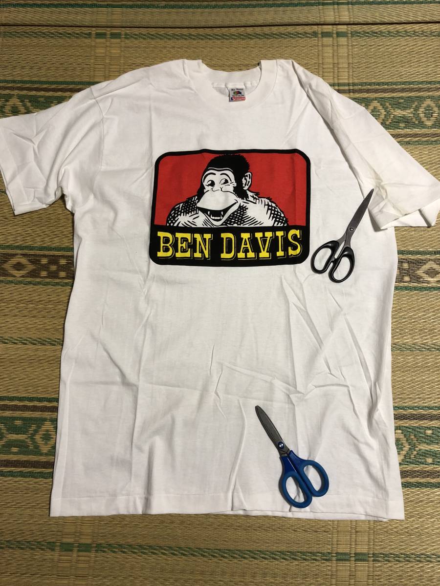 BEN DAVIS Tシャツ XL USA製 米国 アメリカ 新品未使用 デッドストック 90年代 廃盤 希少 レア 人気 定番 デザイン メンズ 紳士 アメカジ_画像2