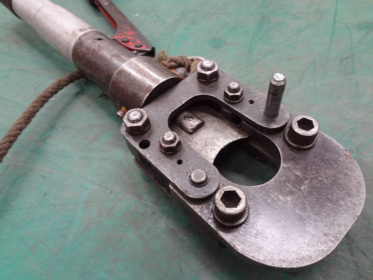□IZUMI 泉精器 S-40A? 手動油圧式 ワイヤカッター ケーブル □IZUMI 泉精器 S-40A? 手動油圧式 ワイヤカッター ケーブル