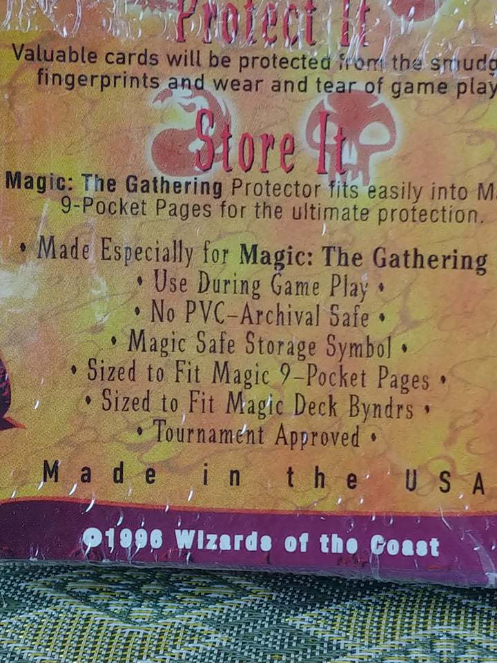 Magic The Gathering 1996年 Deck Protector & 1998年　Magic 公式ルールガイド 新品_画像4