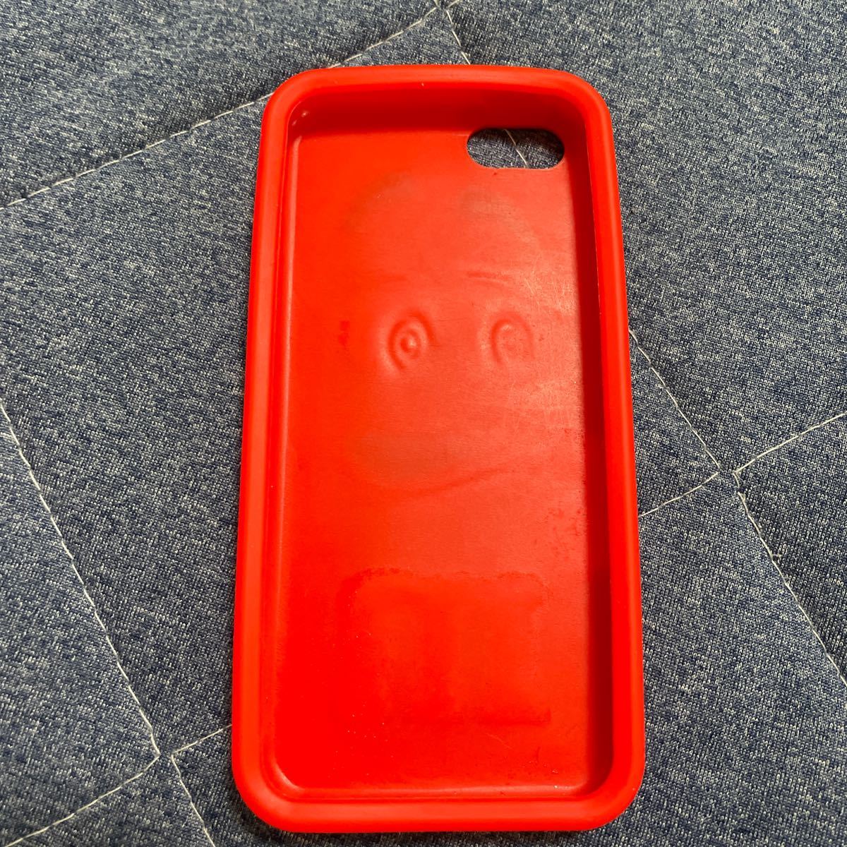  iPhone5c 赤のシリコンケース