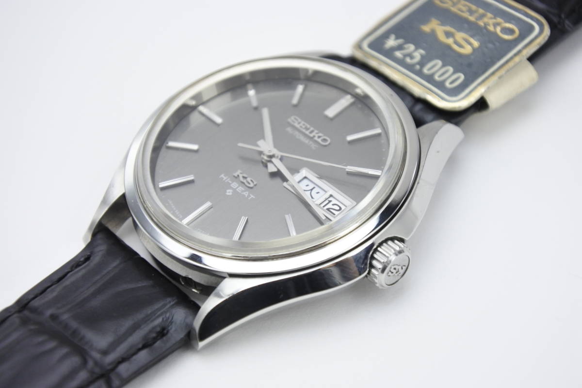 56キングセイコー☆1972年代製造 SEIKO 56KS HI-BEAT 5626－7120 自動巻紳士腕時計 ２８８００振動 純正SEIKOベルト 美品_画像7