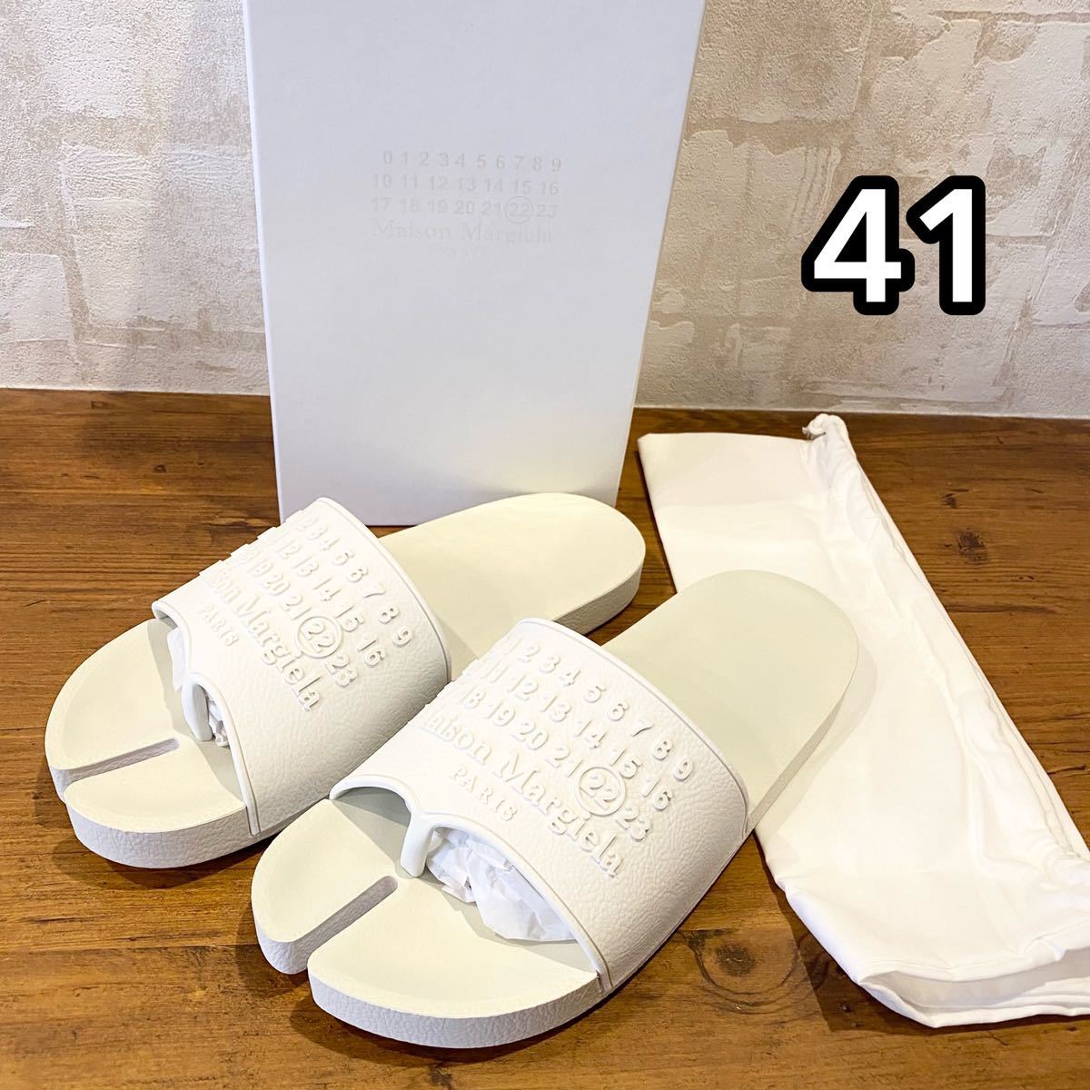 100%本物 Maison Margiela タビ ラバーサンダル 足袋 41