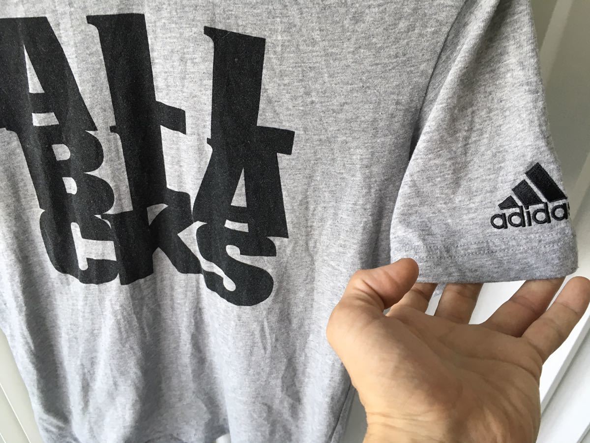 アディダス ADIDAS オールブラックス ALL BLACKS グレー 灰色 半袖tシャツ S ラグビー ニュージーランド ラグビーの画像5