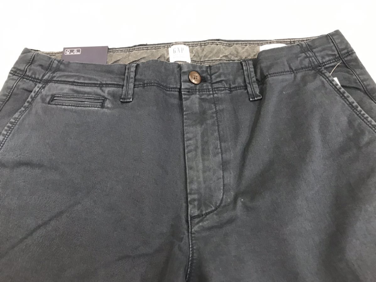 ●ＧＡＰ●新品●チノパン●ギャップ●紺●スリム●ウエスト91cmX股下81cm●クールビズ●カジュアル●ネイビー●32●N6-4_画像2