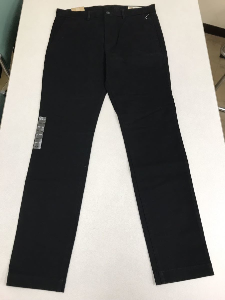 ●ＧＡＰ●新品●チノパン●ギャップ●黒●スキニー●ウエスト91cmX股下76cm●クールビズ●夏の法事に●ブラック●32●N2-1