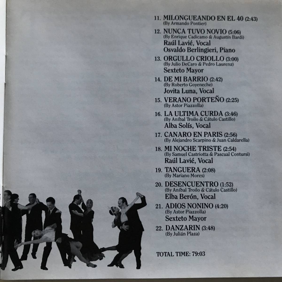 中古CD タンゴ・アルヘンティーノ Tango Argentino オリジナル・キャスト・レコーディング Original Cast Recording_画像7