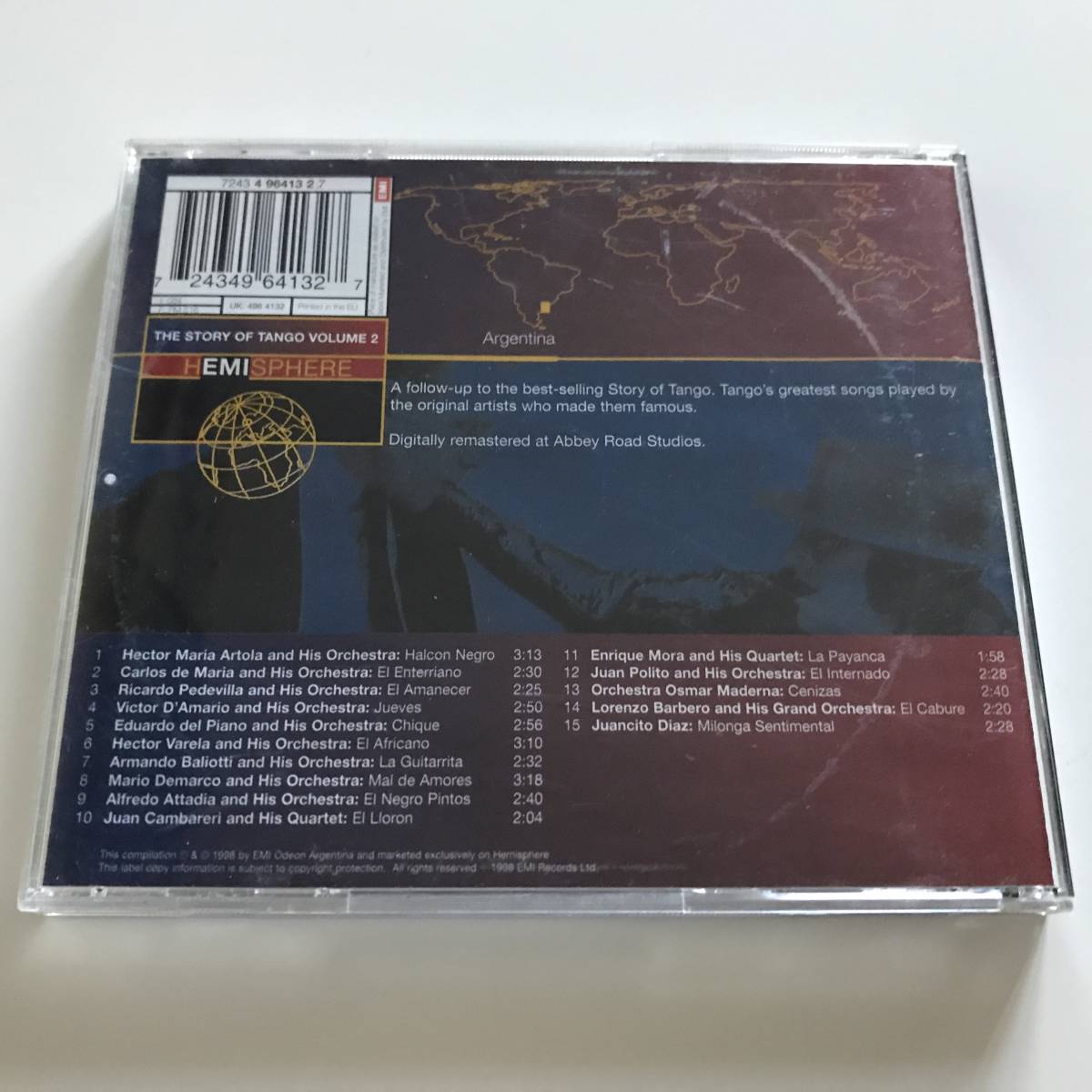 中古CD ストーリー・オブ・タンゴ 2 The Story Of Tango 2 HEMISPHERE_画像3