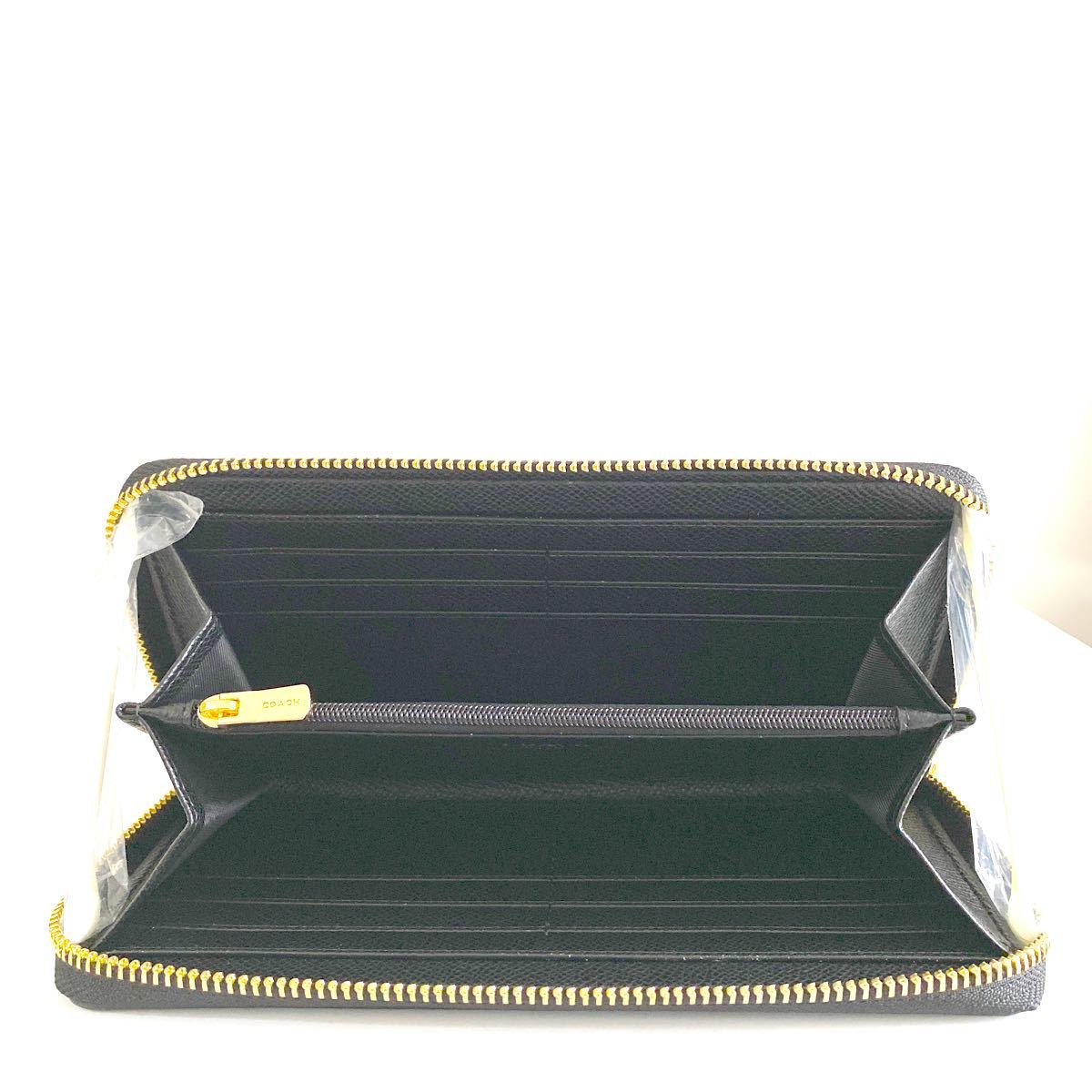 【新品 未使用】COACH ラウンドファスナー長財布 1