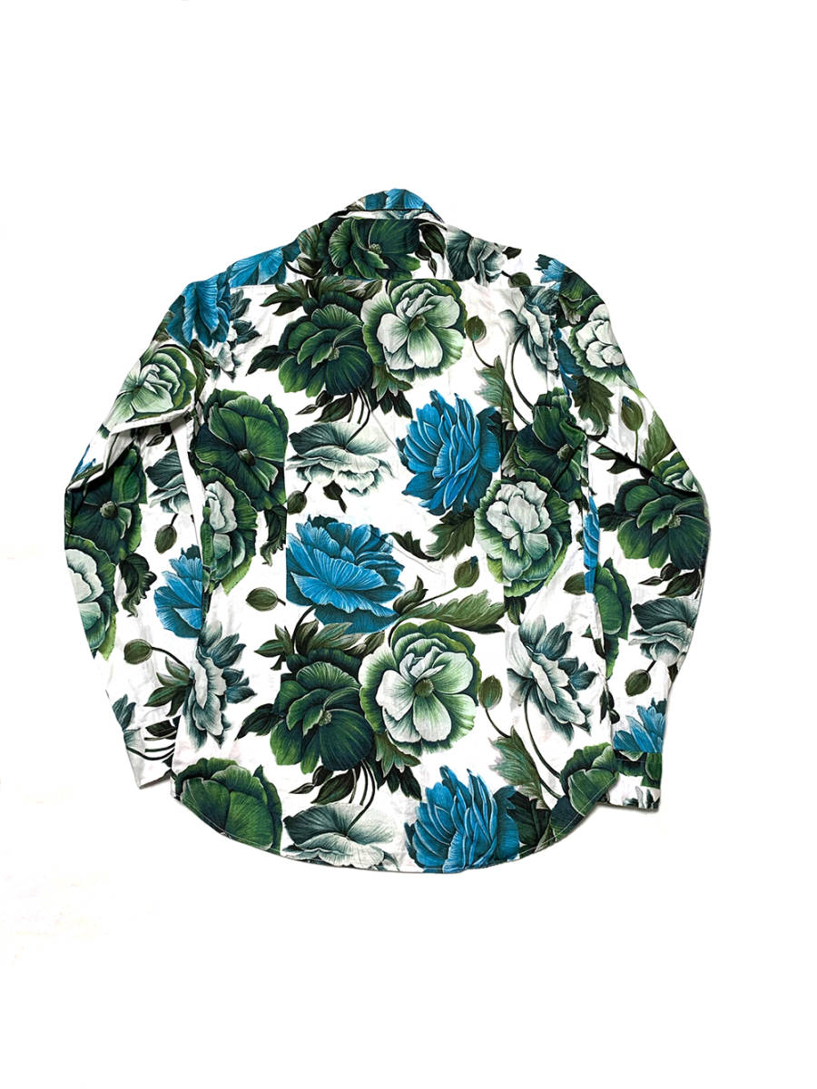 ETRO Etro aloha shirt botanikaru floral print aro is pattern shirt peiz Lee M size 