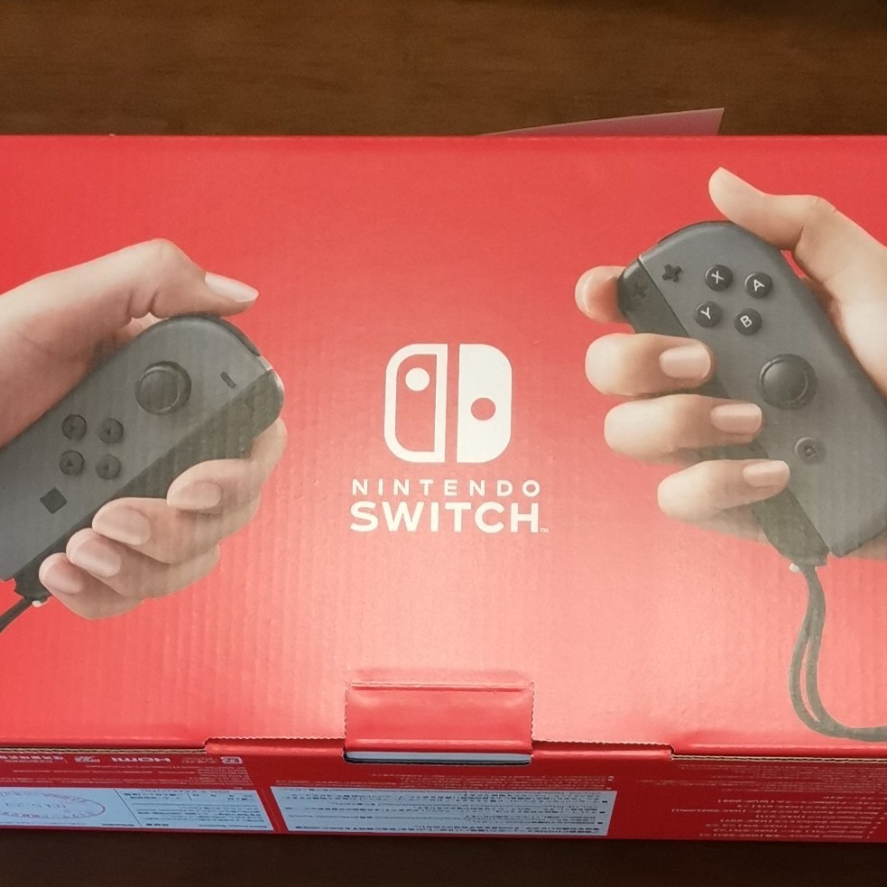 Nintendo Switch グレー　新品・未開封　店舗印あり