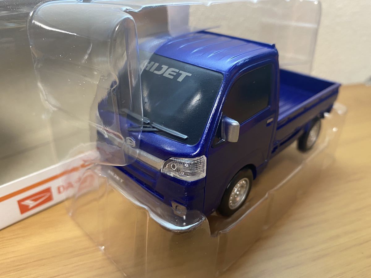 新品 DAIHATSU ダイハツ 非売品 カラーサンプル プルバックカー ミニカー 入手困難 ノベルティ 当時物 ハイゼット HIJET ブルー　青_画像2