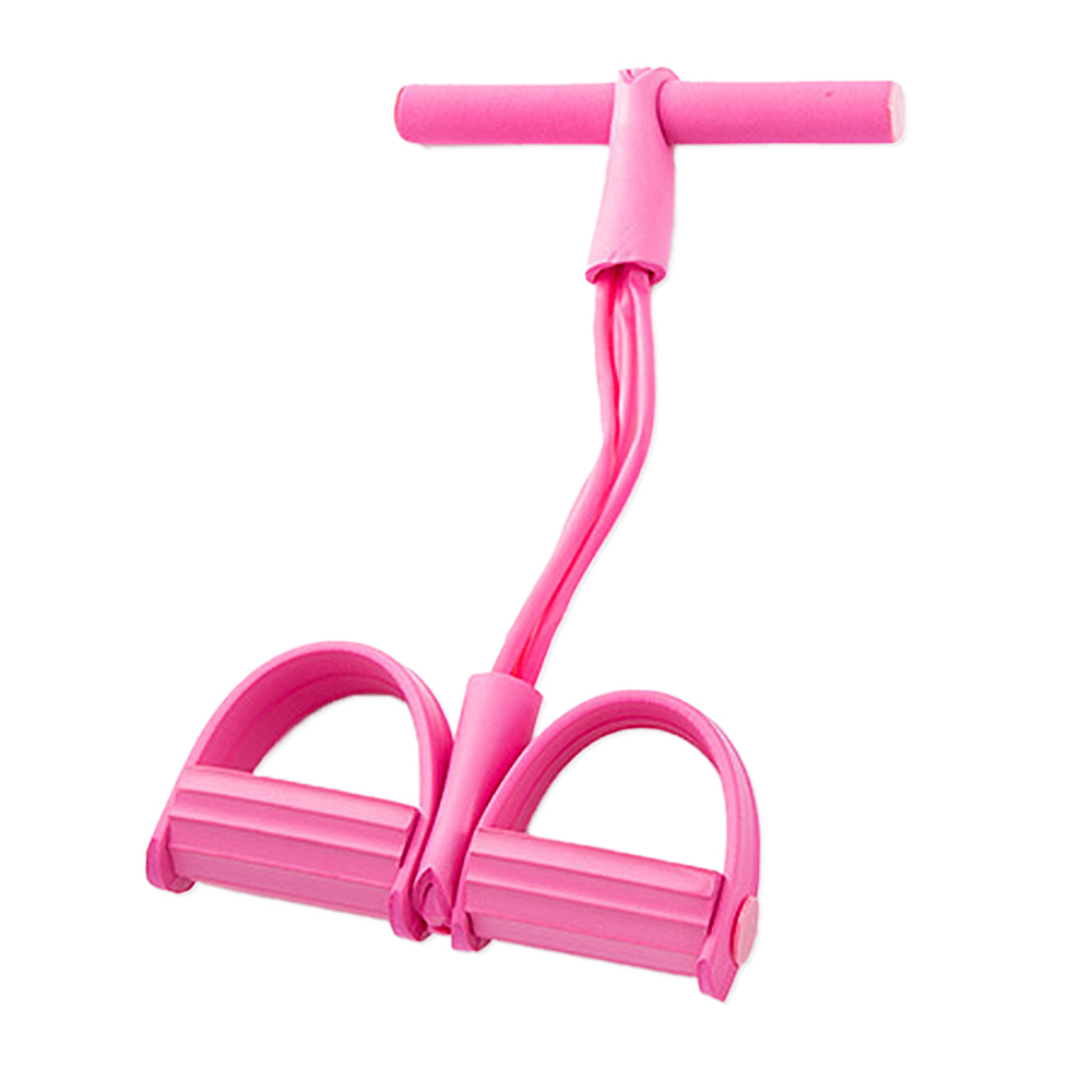 【ピンク】トレーニングチューブ エクササイズ ヨガ ダイエット 運動 フィットネス 【他の色は選択できません】