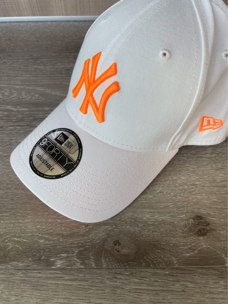 ニューエラ　キャップ　帽子　NEW ERA ニューヨークヤンキース　帽子　新品　正規品　ホワイト　ベイスボールキャップ