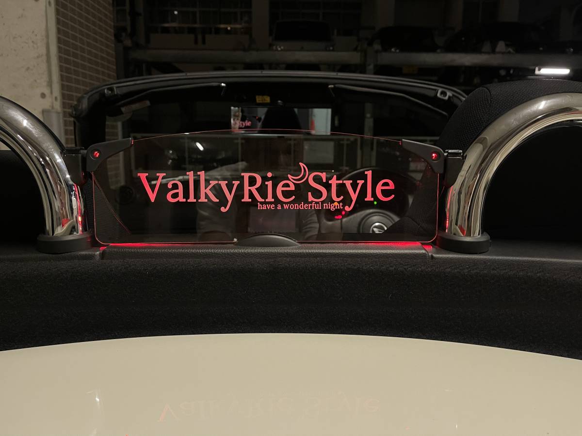 valkyrie style L880K コペン　ウィンドディフレクター　リモコン付き　LED赤,,!!!_画像4