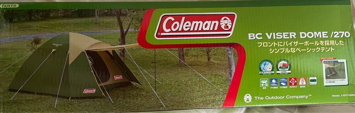 【新品】コールマン キャンプ用テント バイザードーム 4〜5人用