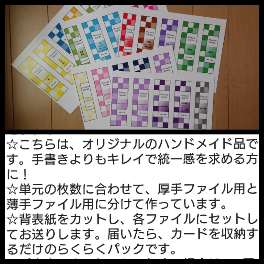 ペッピーキッズクラブ ピクチャーカード収納袋&ラベル&ファイル フルセット