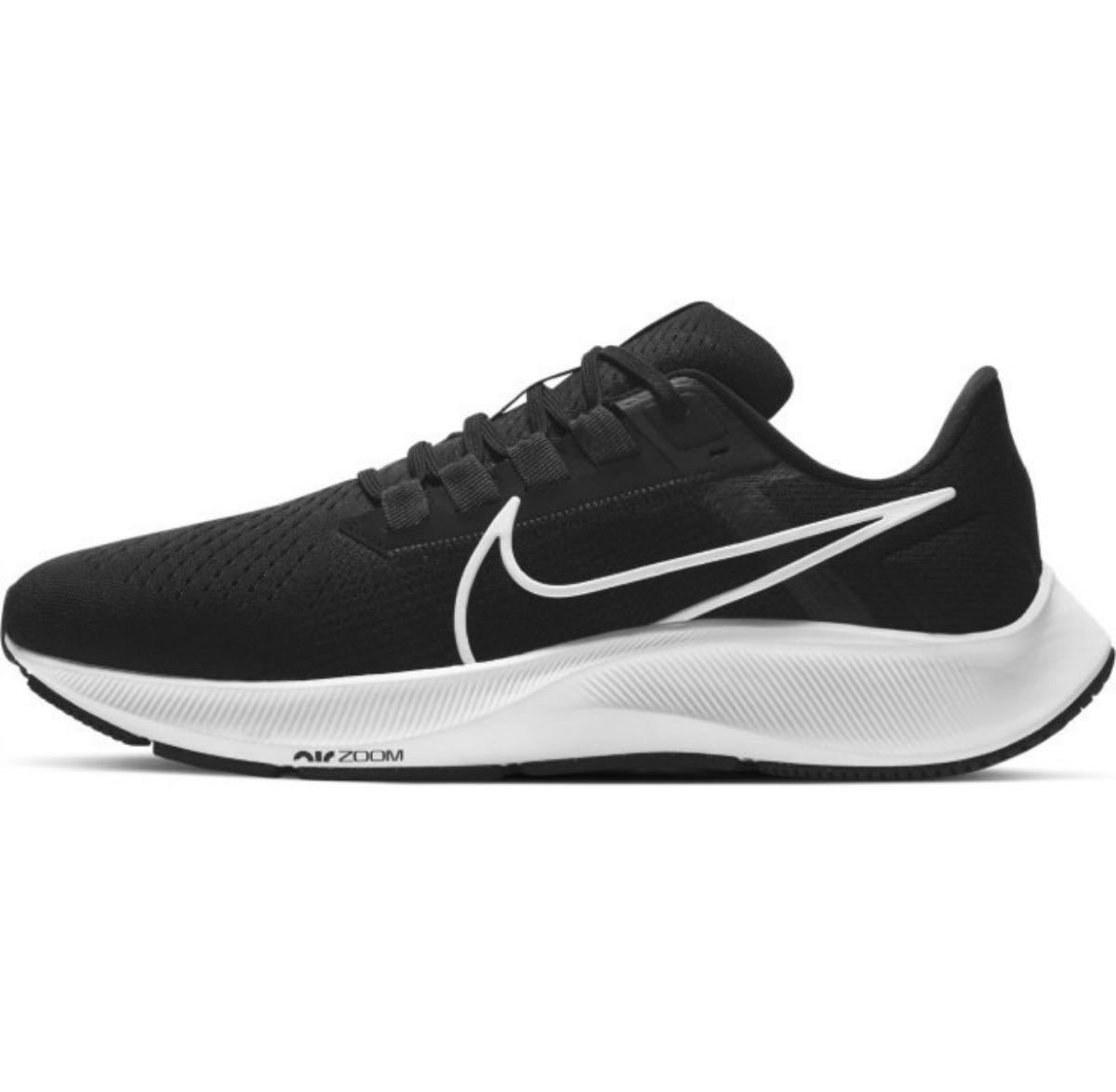 ナイキ ランニングシューズ メンズ エア ズーム ペガサス 38 CW7356-002 NIKE ブラック27.0cm